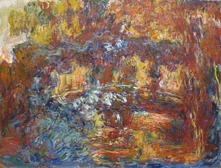 Claude Monet The Japanese Footbridge oil painting picture